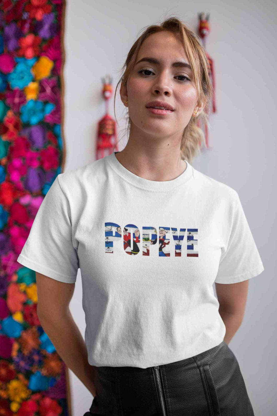 Popeye Women Half Sleeves T-shirt- KidsFashionVilla