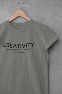 Creativity Quotes Mens Half Sleeves T-shirt- KidsFashionVilla
