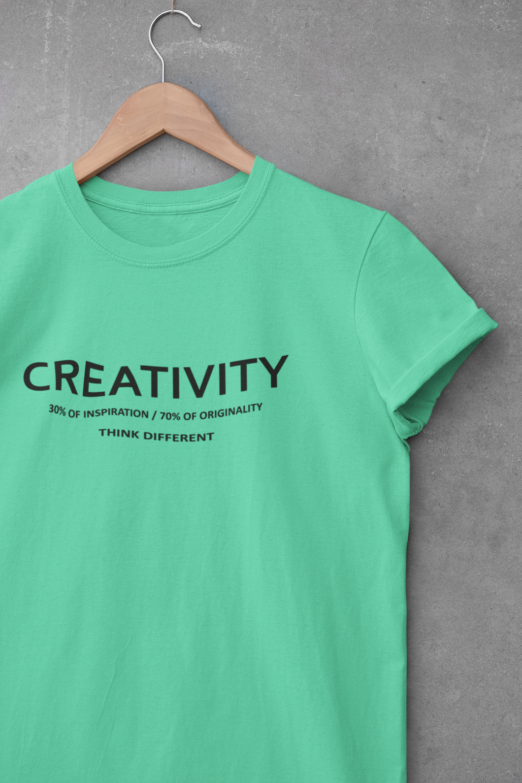Creativity Quotes Women Half Sleeves T-shirt- KidsFashionVilla