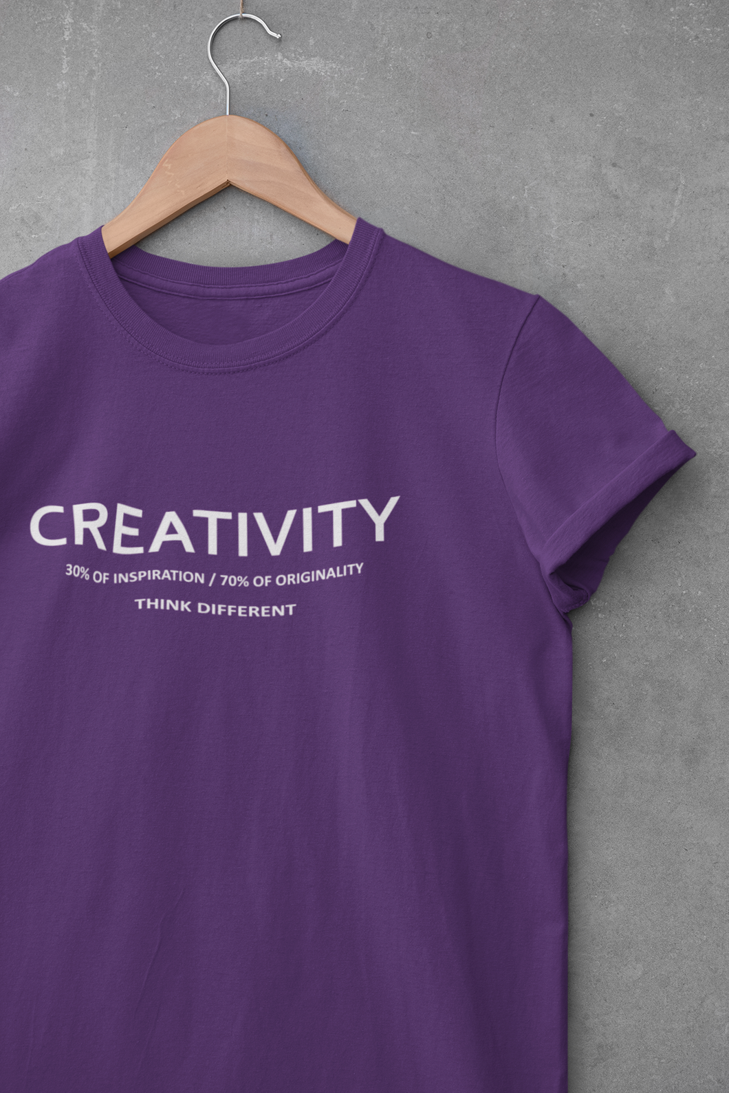 Creativity Quotes Women Half Sleeves T-shirt- KidsFashionVilla