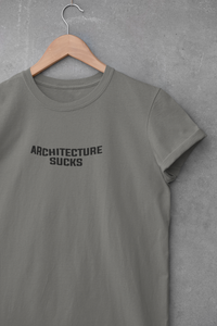 Architecture Sucks Architect Profession Mens Half Sleeves T-shirt- KidsFashionVilla