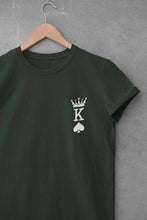 Load image into Gallery viewer, Herren Krone King Of Spades Poker Side Pocket Mens Half Sleeves T-shirt- KidsFashionVilla
