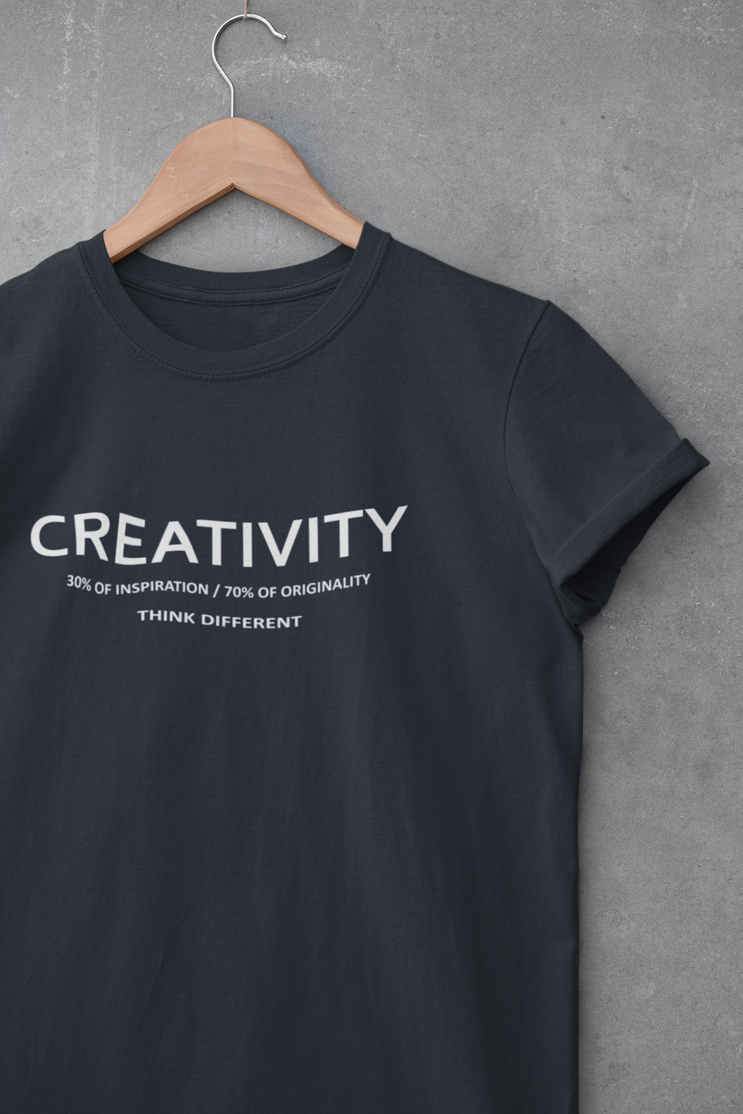 Creativity Quotes Women Half Sleeves T-shirt- KidsFashionVilla