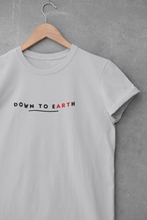 Load image into Gallery viewer, Down To Earth Quotes Women Half Sleeves T-shirt- KidsFashionVilla
