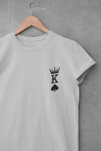 Load image into Gallery viewer, Herren Krone King Of Spades Poker Side Pocket Mens Half Sleeves T-shirt- KidsFashionVilla
