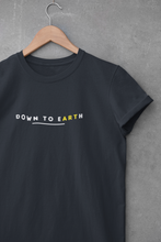 Load image into Gallery viewer, Down To Earth Quotes Women Half Sleeves T-shirt- KidsFashionVilla
