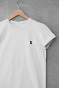Think Minimal Women Half Sleeves T-shirt- KidsFashionVilla
