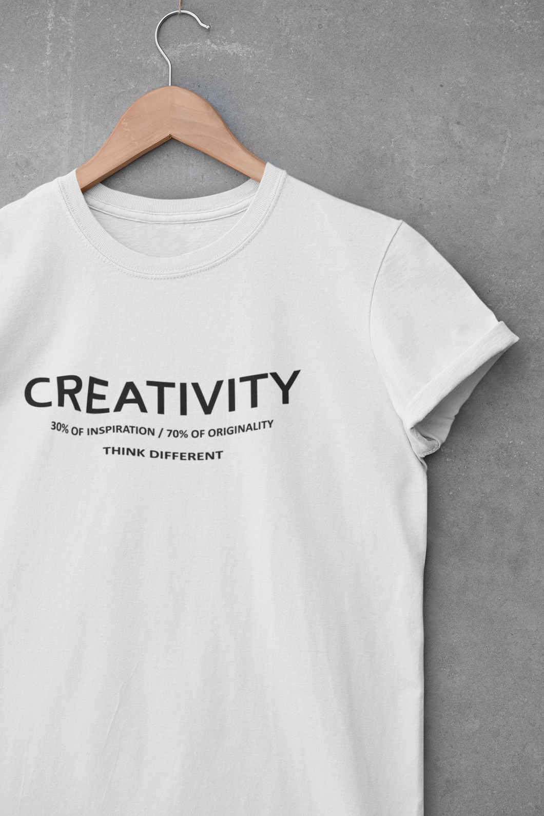 Creativity Quotes Women Half Sleeves T-shirt- KidsFashionVilla