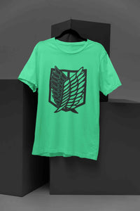 Attack On Titan Anime Mens Half Sleeves T-shirt- KidsFashionVilla