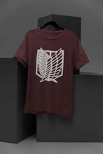 Load image into Gallery viewer, Attack On Titan Anime Mens Half Sleeves T-shirt- KidsFashionVilla
