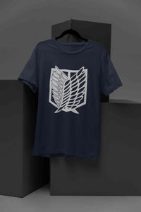 Attack On Titan Anime Mens Half Sleeves T-shirt- KidsFashionVilla