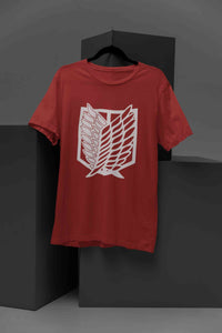 Attack On Titan Anime Mens Half Sleeves T-shirt- KidsFashionVilla