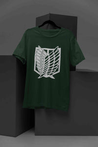 Attack On Titan Anime Mens Half Sleeves T-shirt- KidsFashionVilla