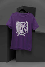 Load image into Gallery viewer, Attack On Titan Anime Mens Half Sleeves T-shirt- KidsFashionVilla
