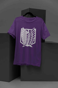 Attack On Titan Anime Mens Half Sleeves T-shirt- KidsFashionVilla
