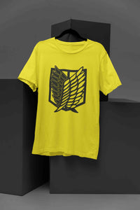 Attack On Titan Anime Mens Half Sleeves T-shirt- KidsFashionVilla