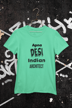Load image into Gallery viewer, Apna Desi Indian Architect Profession Mens Half Sleeves T-shirt- KidsFashionVilla

