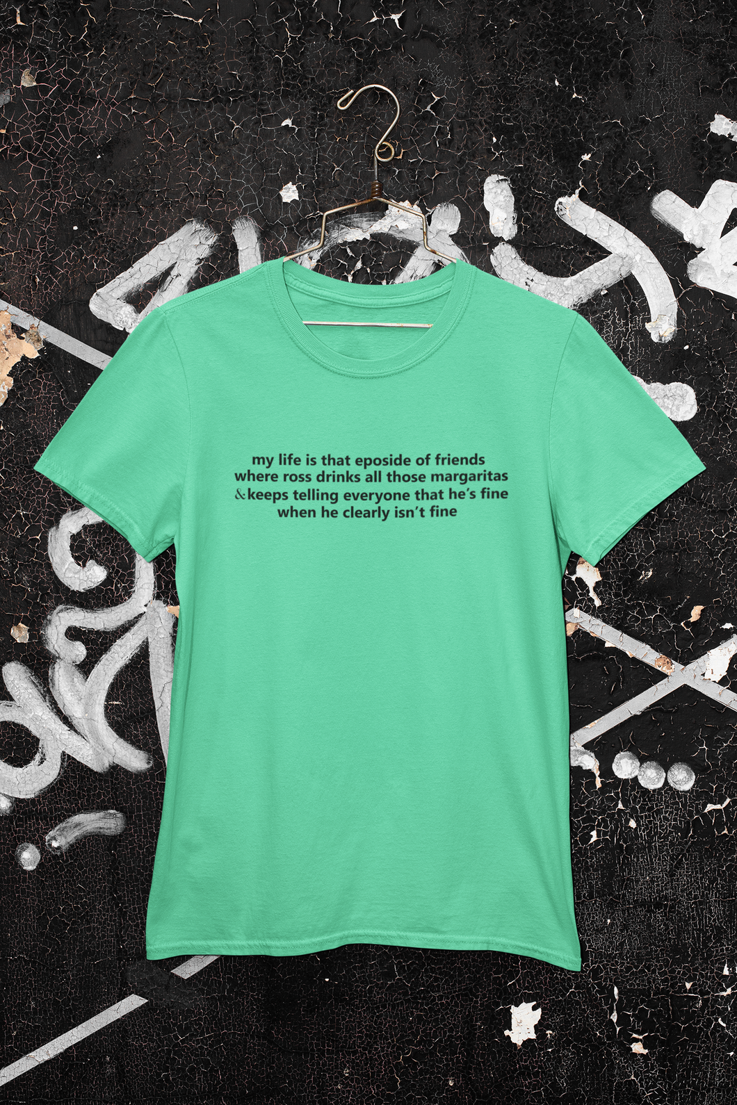 My Life Is That Eposide of Friends Mens Half Sleeves T-shirt- KidsFashionVilla