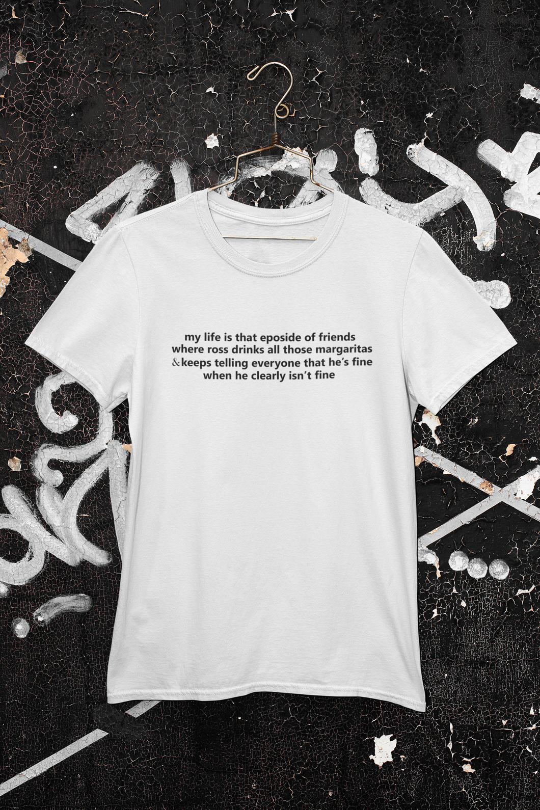 My Life Is That Eposide of Friends Mens Half Sleeves T-shirt- KidsFashionVilla