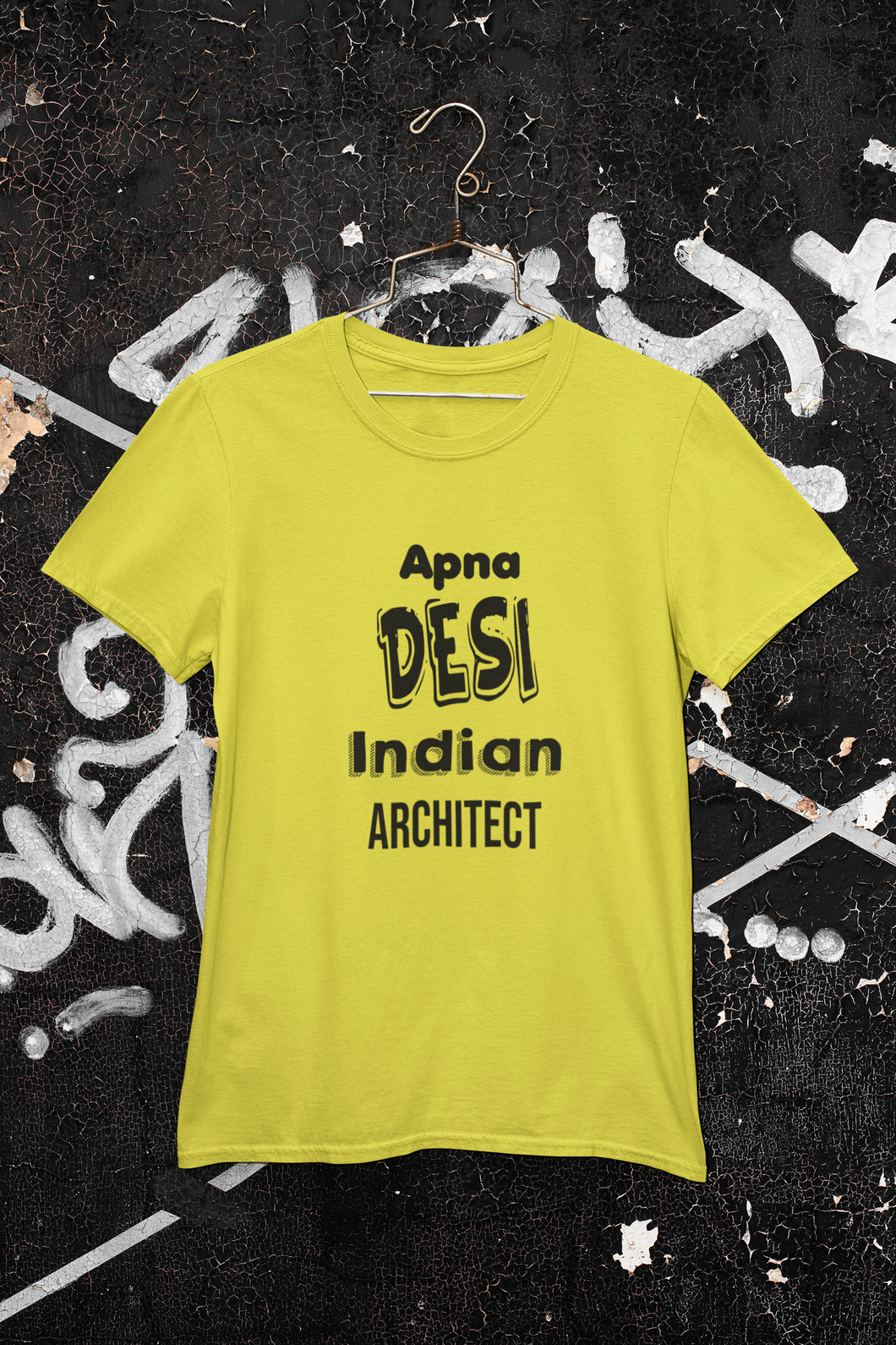 Apna Desi Indian Architect Profession Women Half Sleeves T-shirt- KidsFashionVilla