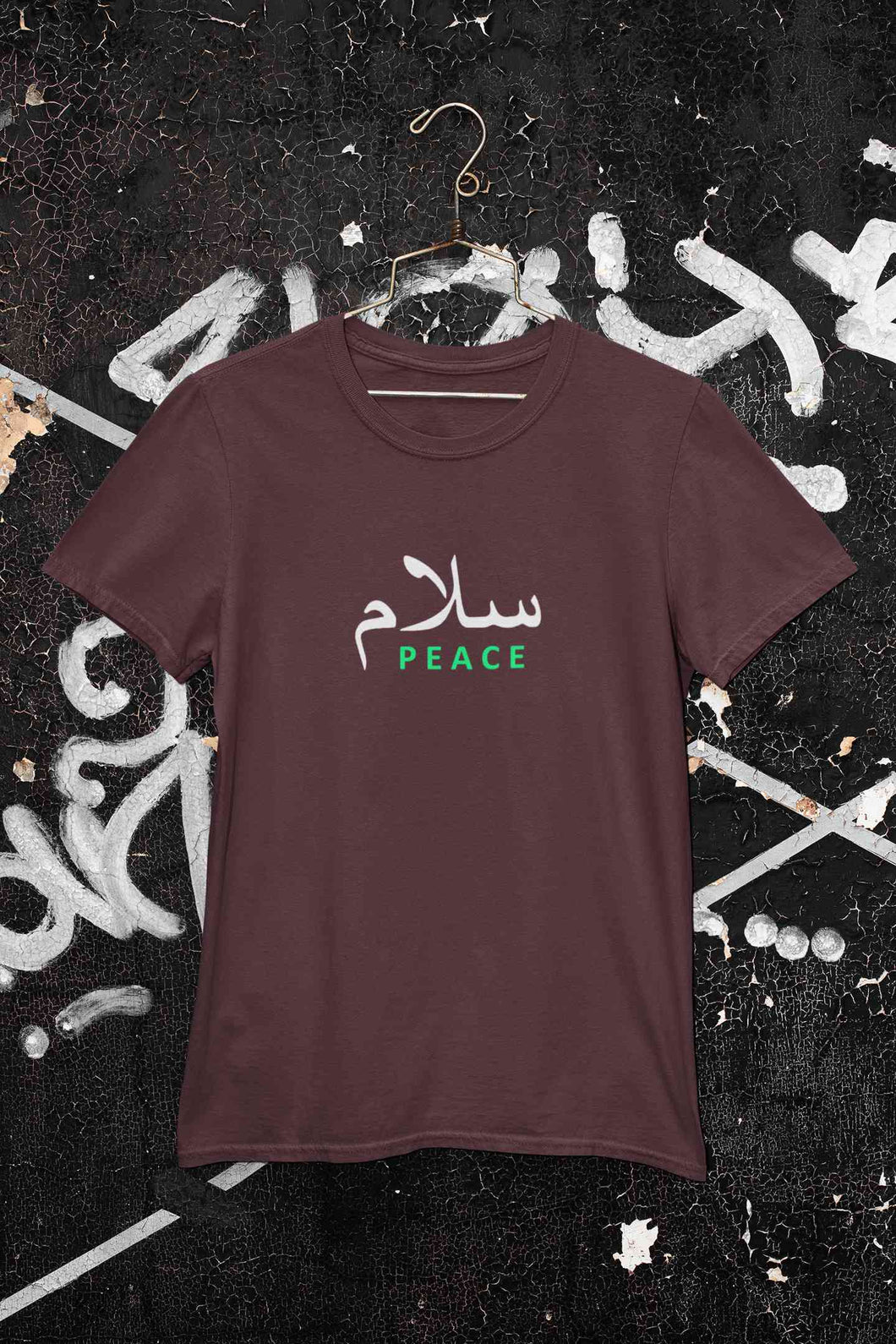 Salam Urdu Font Mens Half Sleeves T-shirt- KidsFashionVilla