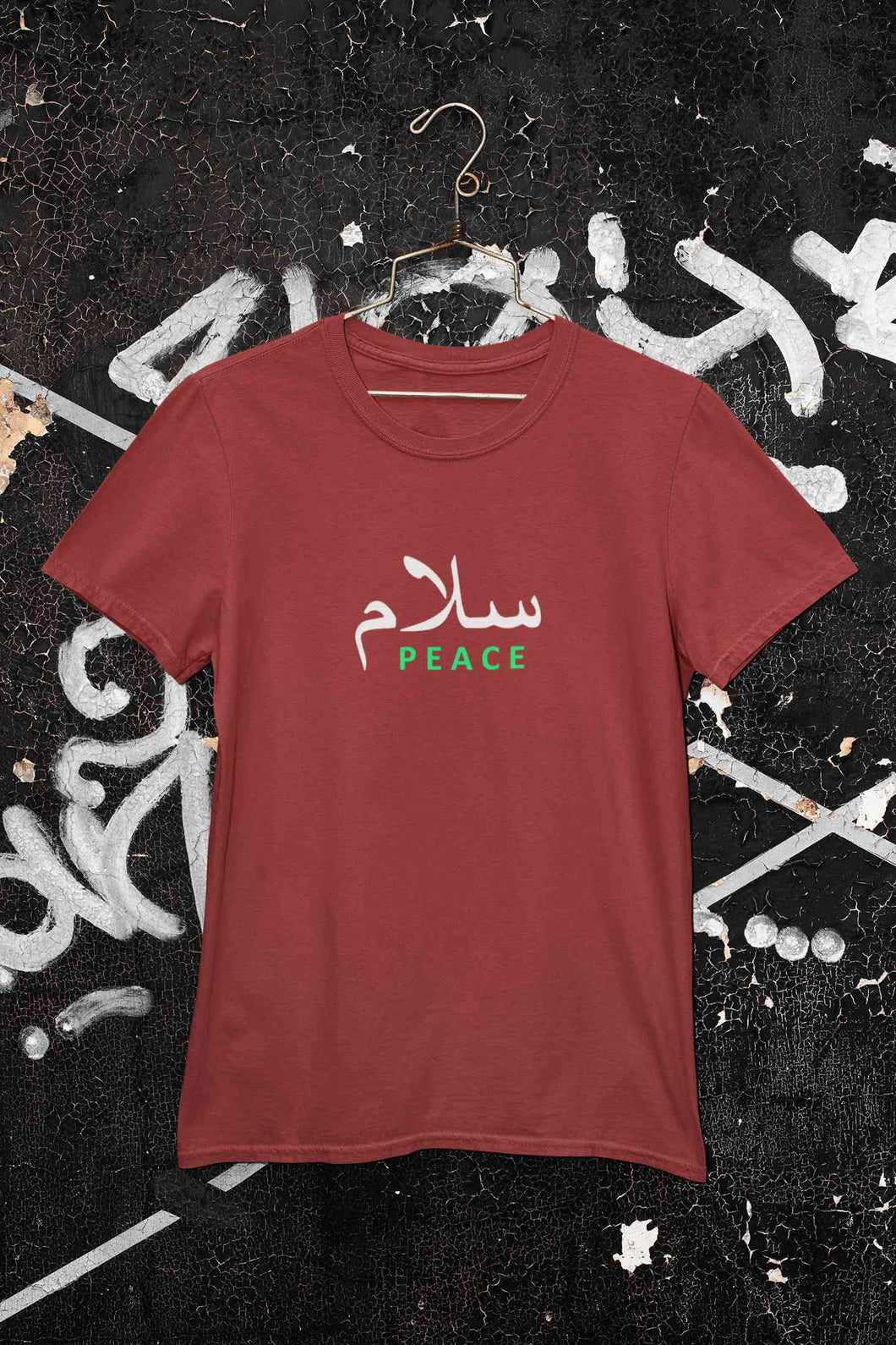 Salam Urdu Font Mens Half Sleeves T-shirt- KidsFashionVilla