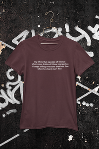 My Life Is That Eposide of Friends Mens Half Sleeves T-shirt- KidsFashionVilla