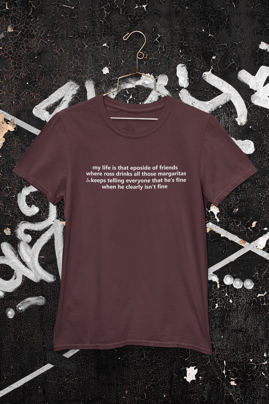 My Life Is That Eposide of Friends Mens Half Sleeves T-shirt- KidsFashionVilla