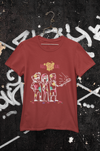 Load image into Gallery viewer, Friends Selfie Holi Women Half Sleeves T-shirt- KidsFashionVilla
