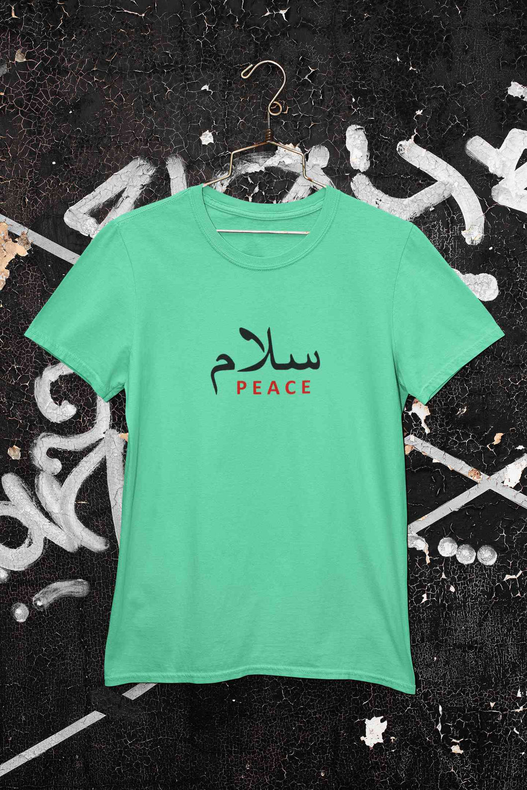 Salam Urdu Font Mens Half Sleeves T-shirt- KidsFashionVilla