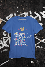 Load image into Gallery viewer, Friends Selfie Holi Women Half Sleeves T-shirt- KidsFashionVilla

