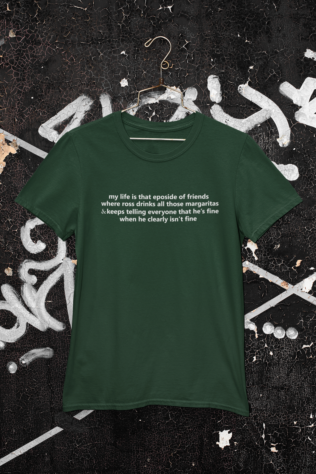My Life Is That Eposide of Friends Mens Half Sleeves T-shirt- KidsFashionVilla