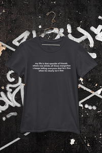 My Life Is That Eposide of Friends Mens Half Sleeves T-shirt- KidsFashionVilla