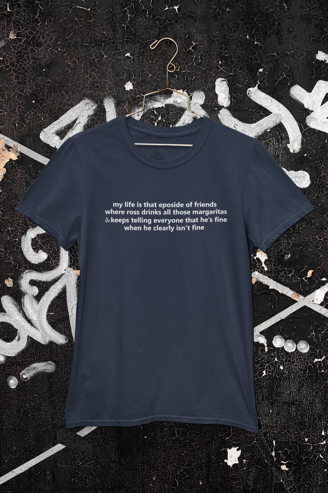 My Life Is That Eposide of Friends Mens Half Sleeves T-shirt- KidsFashionVilla