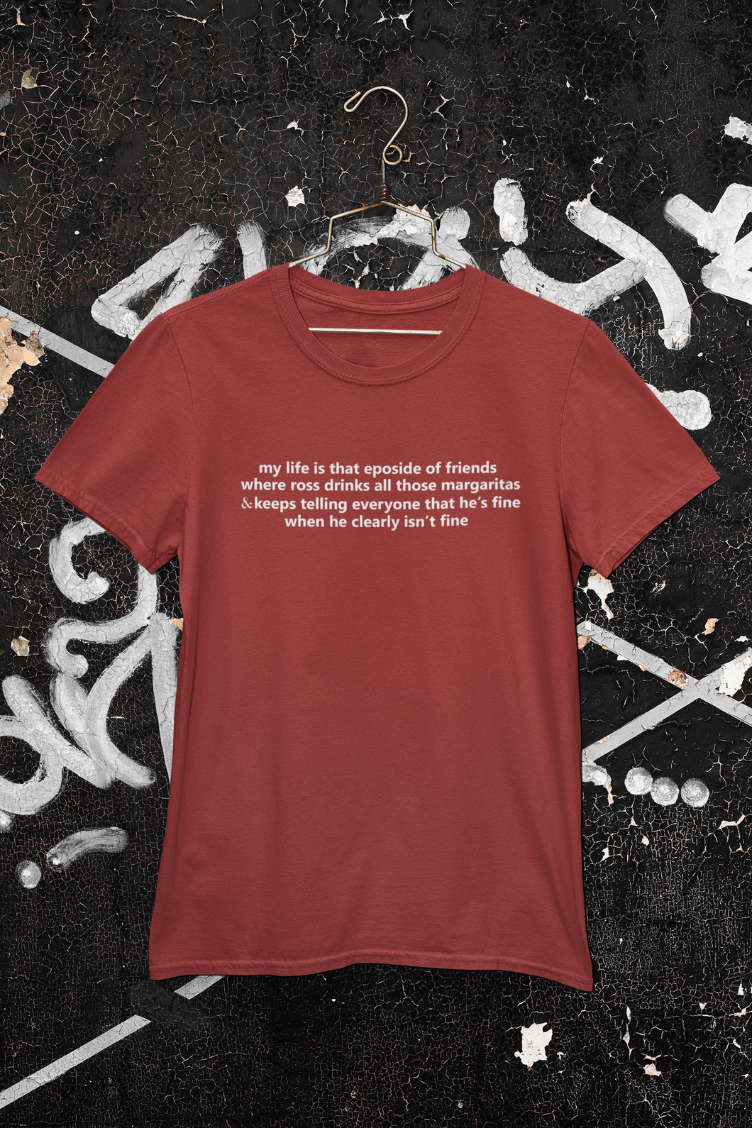 My Life Is That Eposide of Friends Mens Half Sleeves T-shirt- KidsFashionVilla