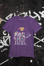 Load image into Gallery viewer, Friends Selfie Holi Women Half Sleeves T-shirt- KidsFashionVilla
