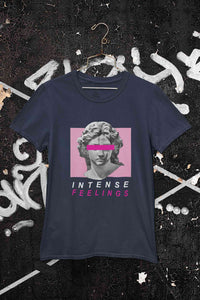 Intense Feelings Women Half Sleeves T-shirt- KidsFashionVilla