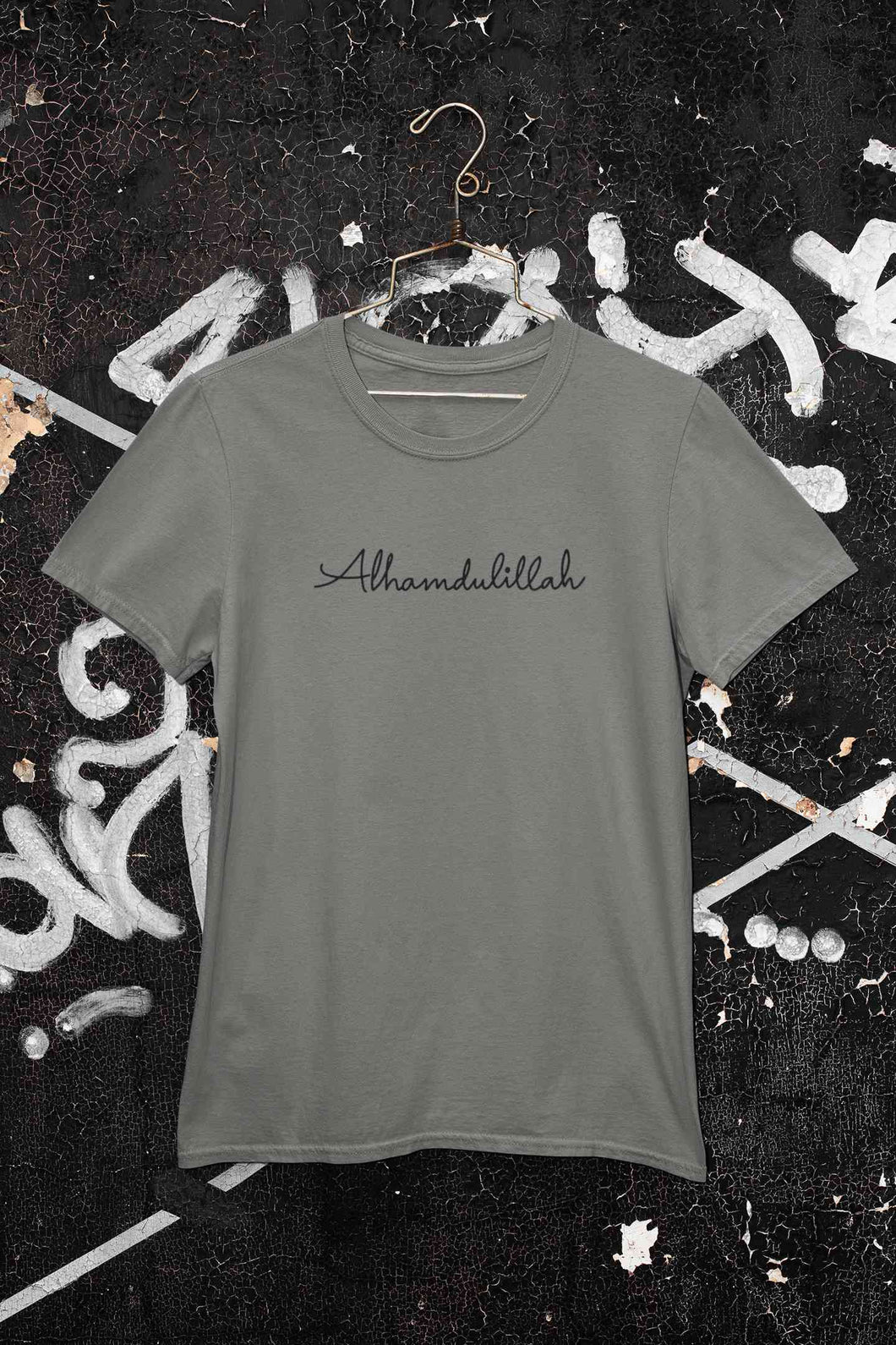 Alhamdulillah Mens Half Sleeves T-shirt- KidsFashionVilla
