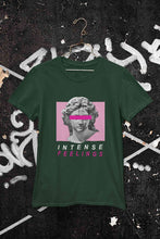 Load image into Gallery viewer, Intense Feelings Women Half Sleeves T-shirt- KidsFashionVilla
