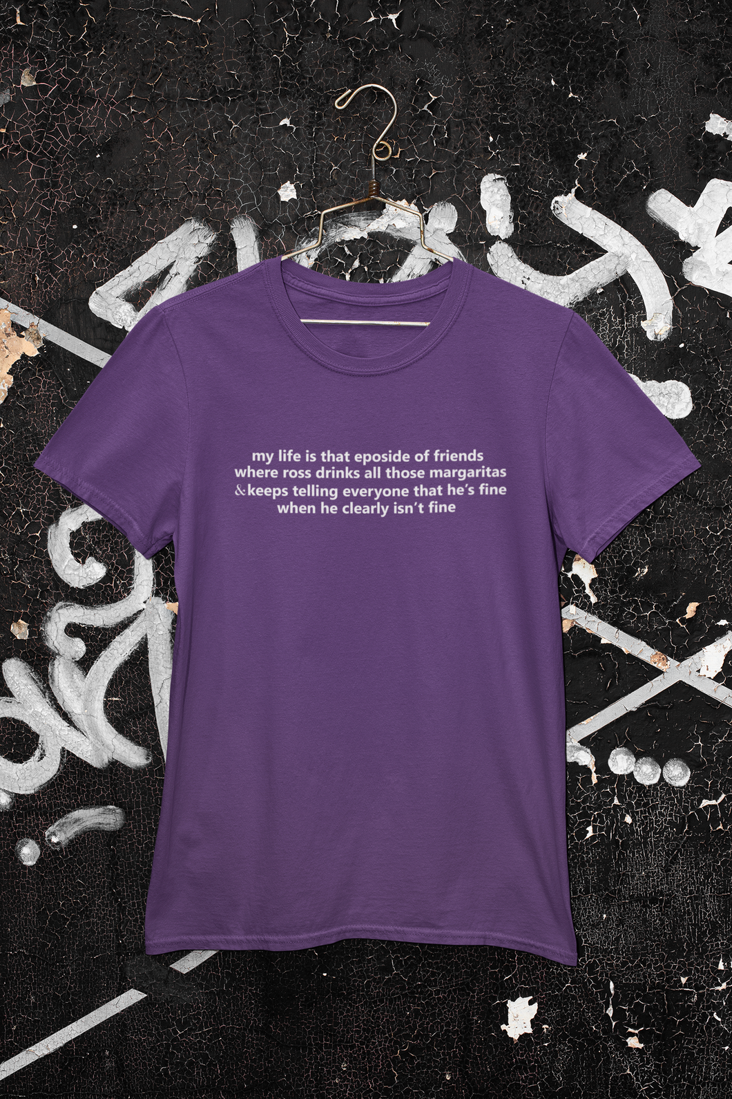 My Life Is That Eposide of Friends Mens Half Sleeves T-shirt- KidsFashionVilla