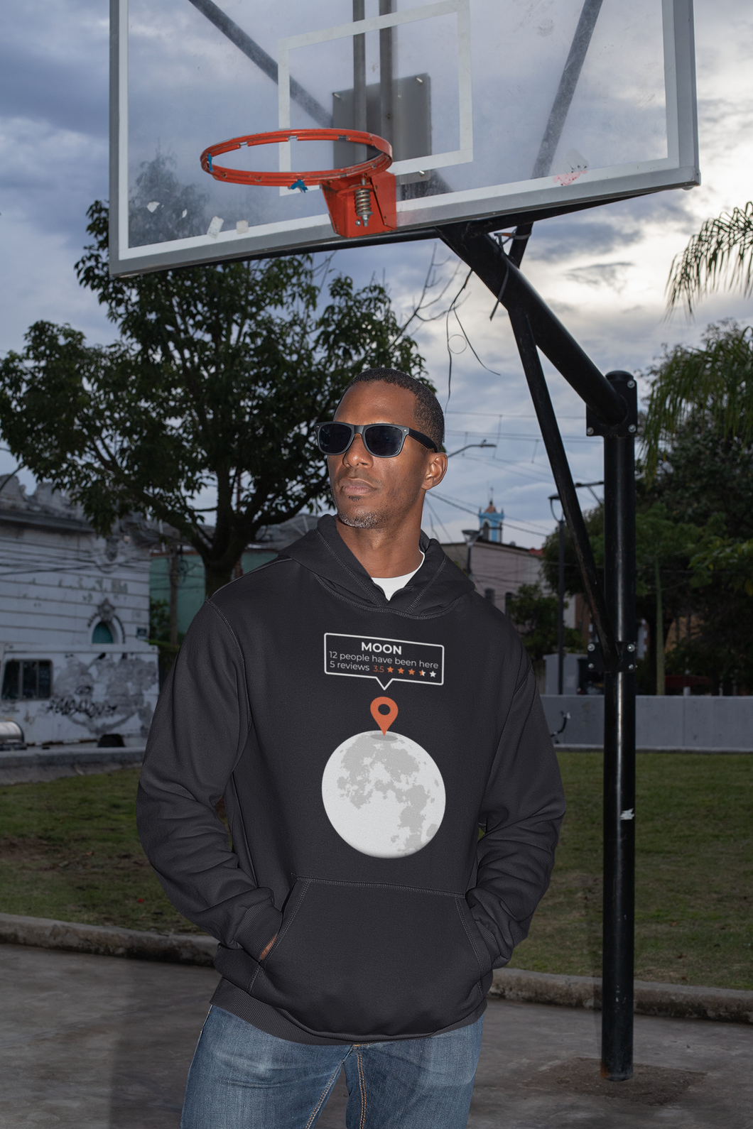 Moon Location  Men Hoodies-KidsFashionVilla