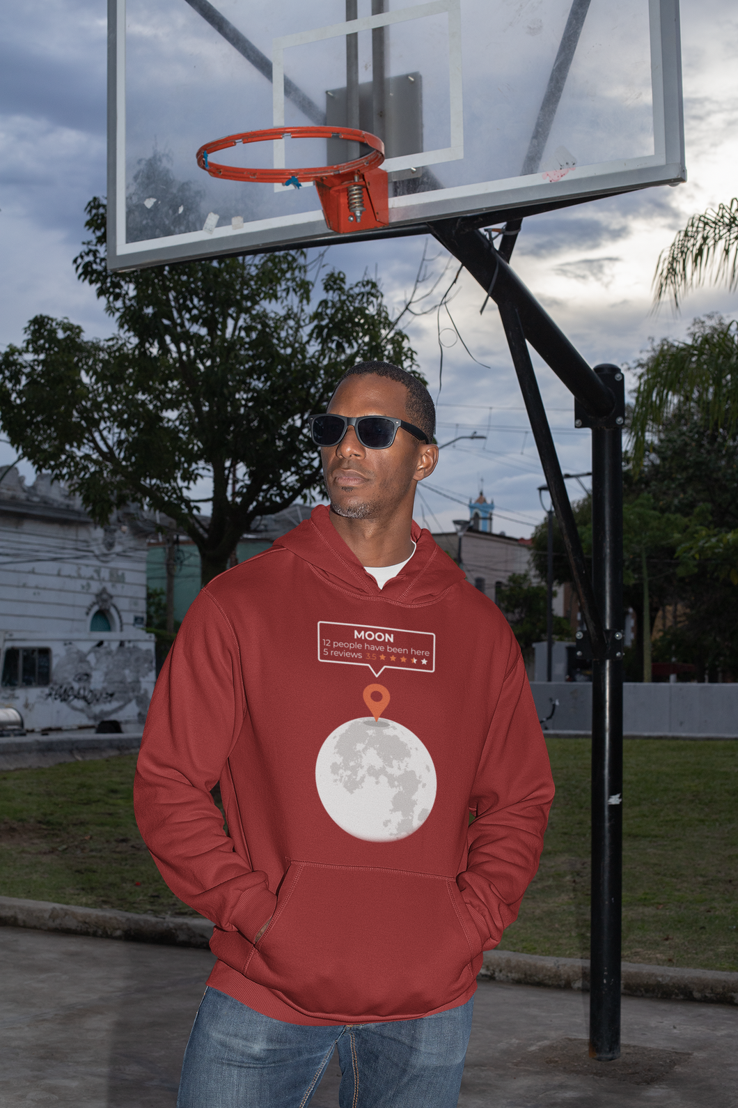 Moon Location  Men Hoodies-KidsFashionVilla