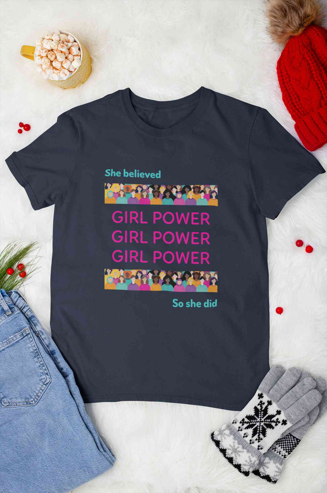 Trendy Feminist Quotes Women Half Sleeves T-shirt- KidsFashionVilla