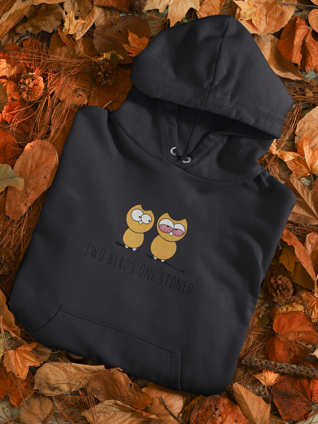 Stoned Bird Men Hoodies-KidsFashionVilla