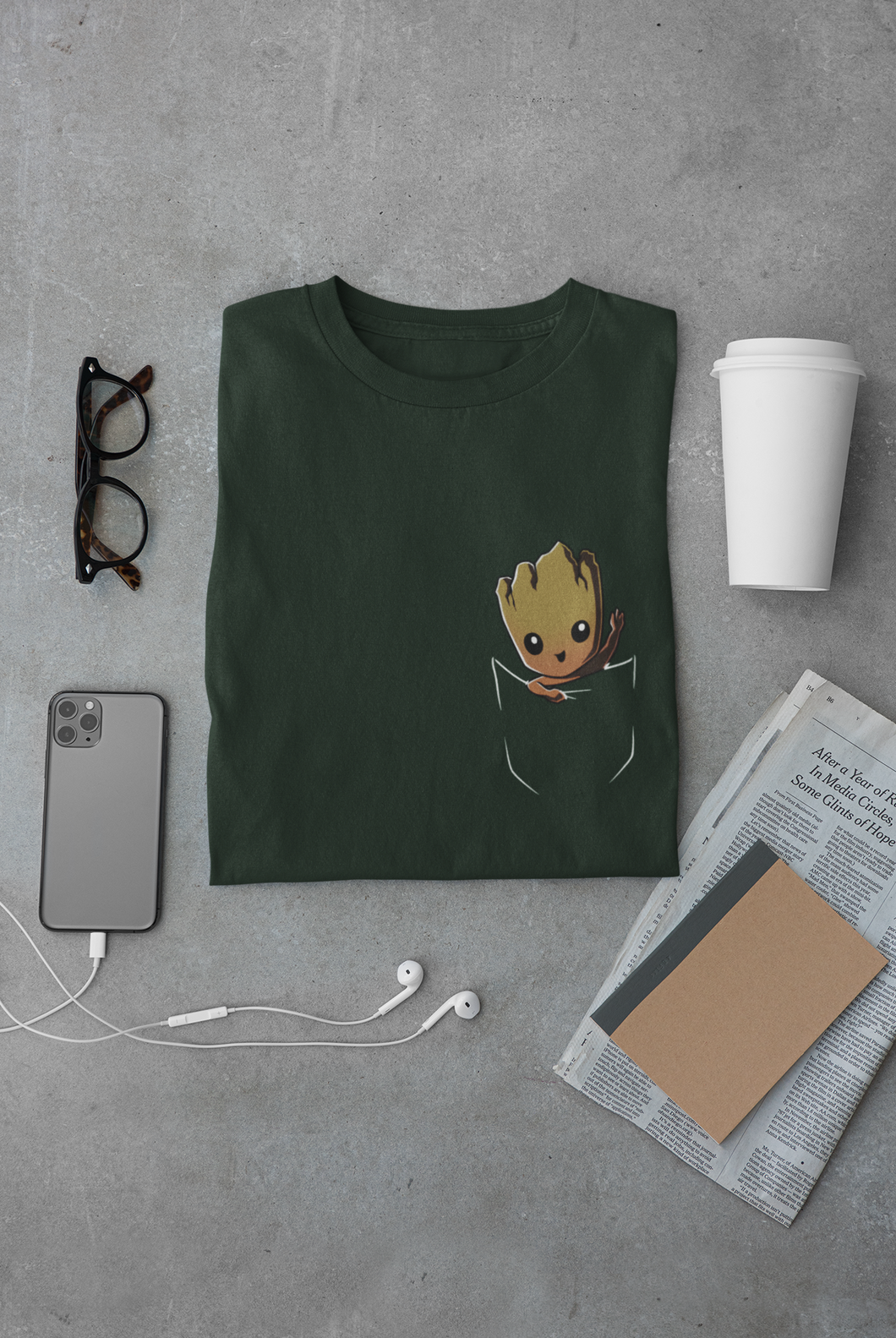 Groot Avengers Mens Half Sleeves T-shirt- KidsFashionVilla