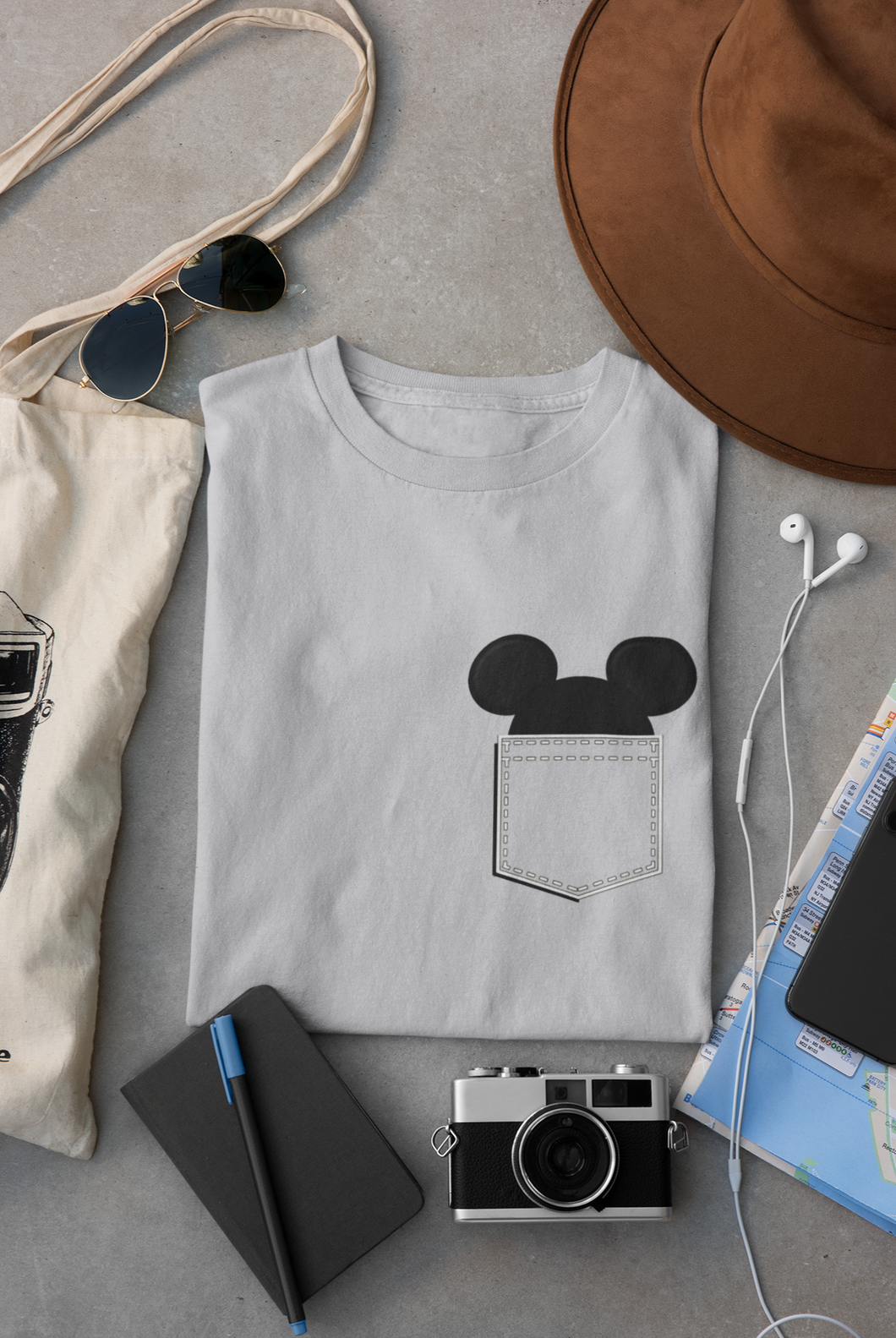 Mickey Women Half Sleeves T-shirt- KidsFashionVilla
