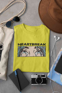 Eyes Shedding Tears Sad Broken Hearted Women Half Sleeves T-shirt- KidsFashionVilla