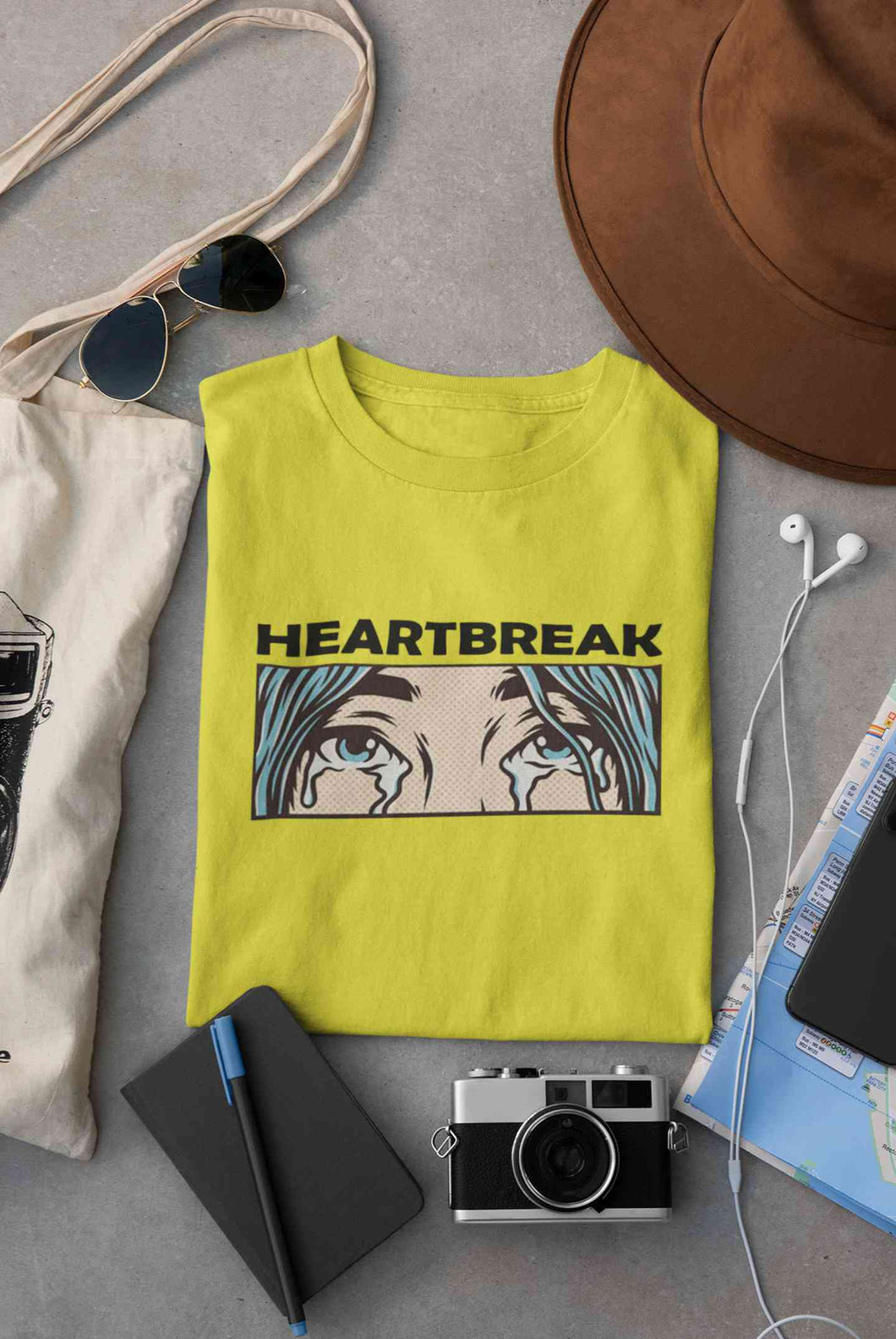 Eyes Shedding Tears Sad Broken Hearted Women Half Sleeves T-shirt- KidsFashionVilla