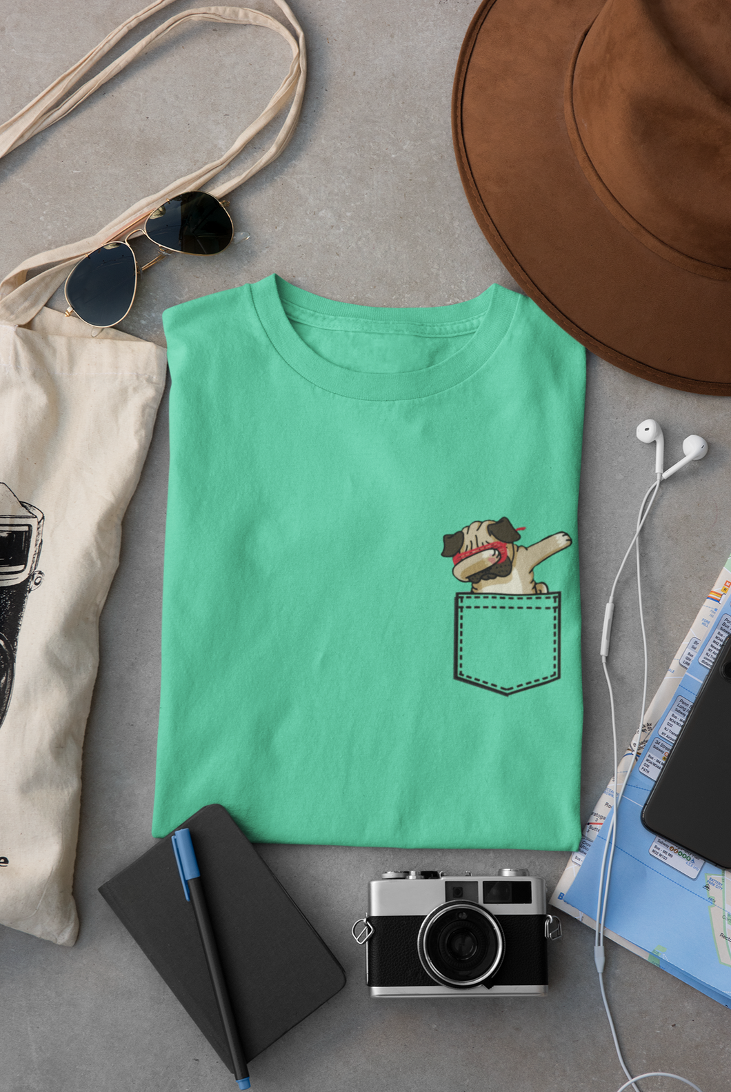 Pug Dabbing Women Half Sleeves T-shirt- KidsFashionVilla