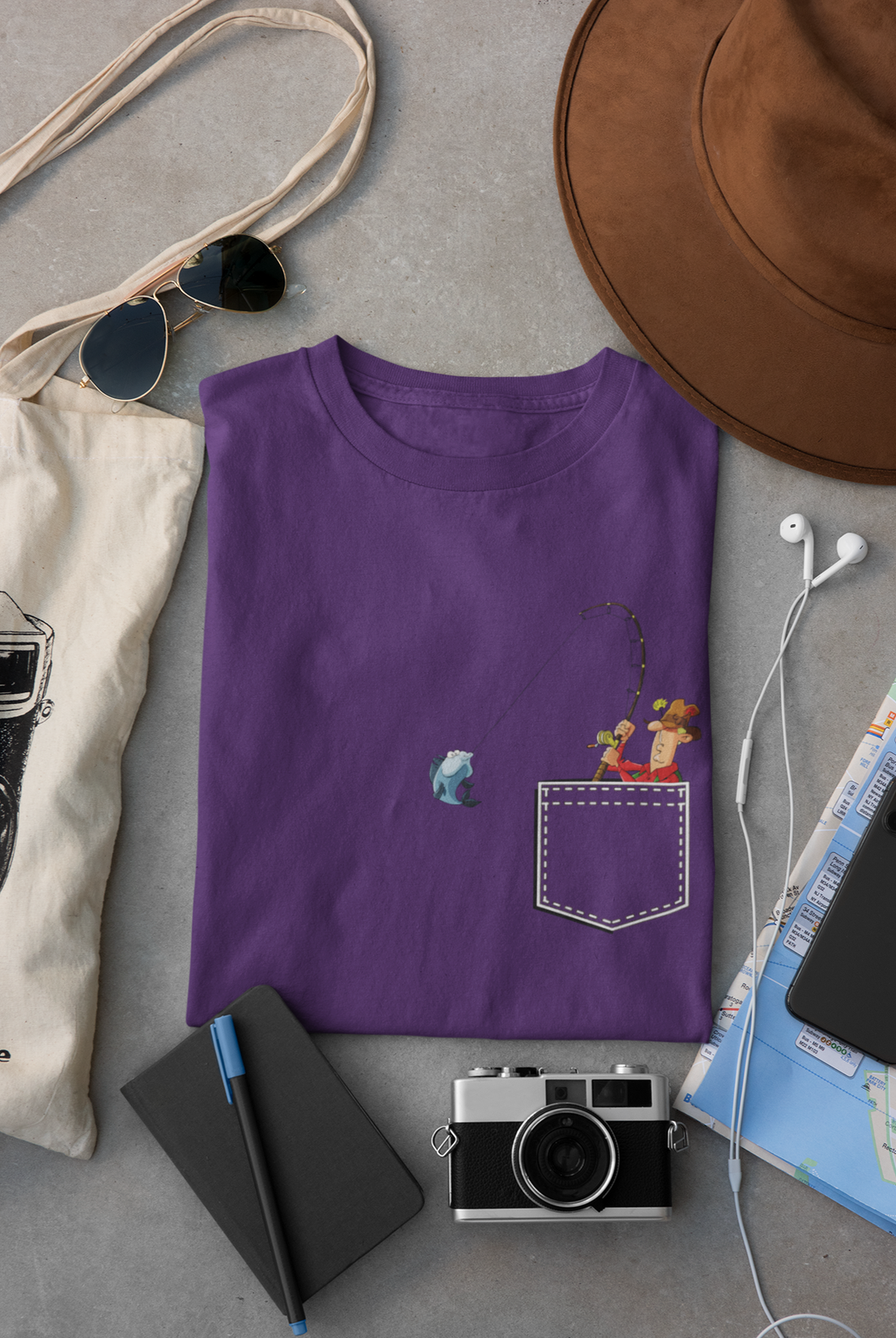 Fisher Man Women Half Sleeves T-shirt- KidsFashionVilla
